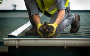 Gutter cleaning and maintenance